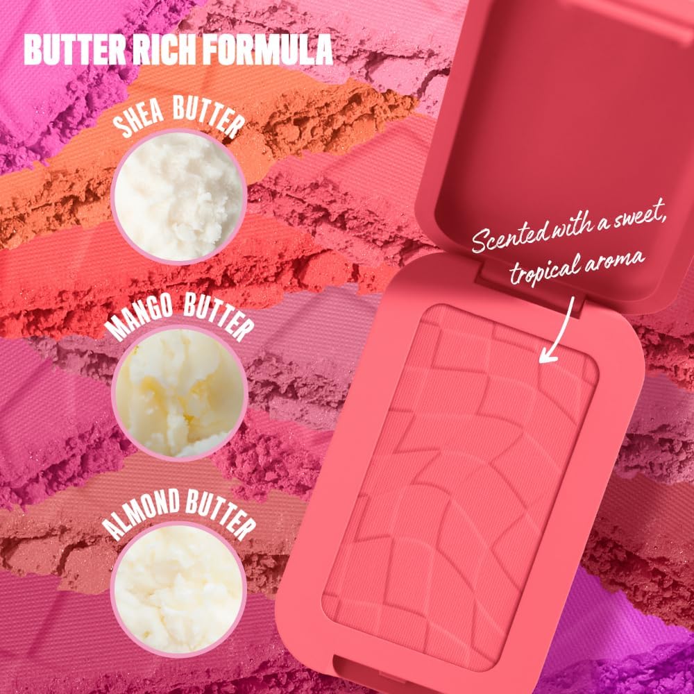 NYX Professional Makeup Buttermelt Powder Blush, Up To 12H Wear, Seamless Blending, Fade and Transfer Resistant, With Shea and Mango Butter, Vegan Formula, Shade: U Know Butta